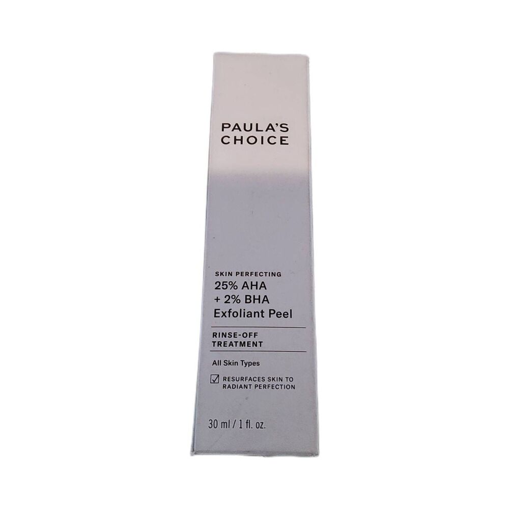 PAULA'S CHOICE Skin Perfecting 25% AHA + 2% BHA Exfoliant Peel~1 fl. oz.~NIB